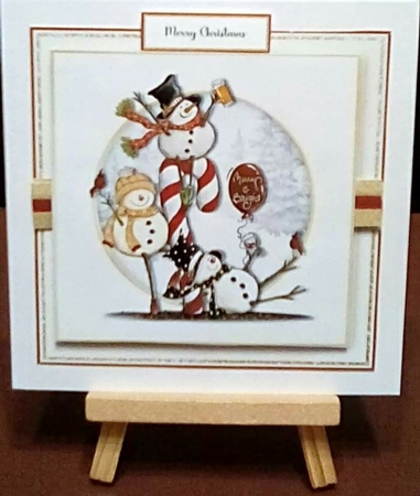 Snowman Celebration 1 by Benita Jenkinson