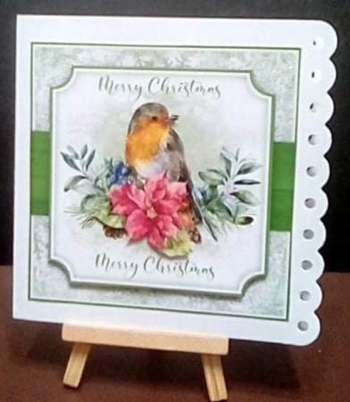Poinsettia Robin Mini Kit by Benita Jenkinson