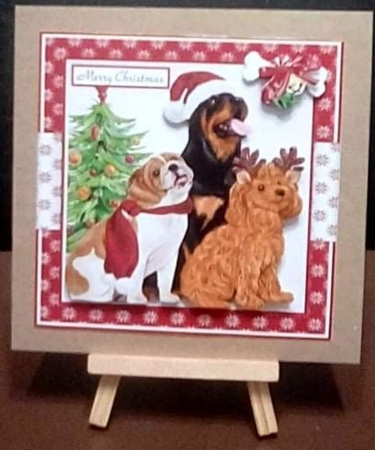 Furry Merry Christmas Mini Kit by Benita Jenkinson