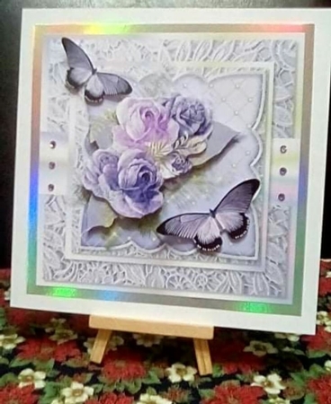 Lace, Roses & Butterflies by Benita Jenkinson
