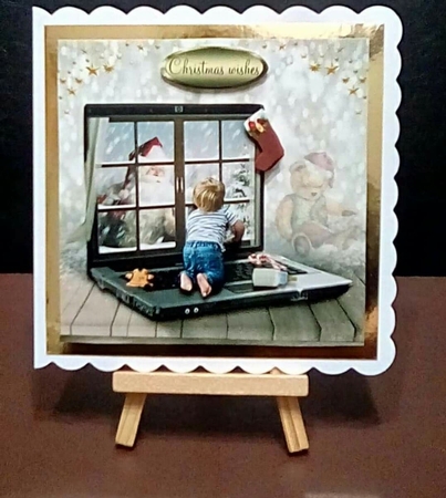 looking at Santa  by Benita Jenkinson