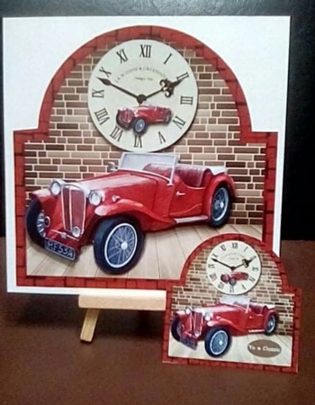 Male Card To A Classic Mini Kit by Benita Jenkinson