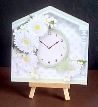 Daisies - Clock Card Mini Kit by Benita Jenkinson