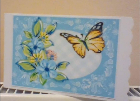 Kit  4  A5 Spring Flower cards & Inserts by Benita Jenkinson