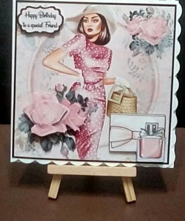 Fashion and Roses 7x7 by Benita Jenkinson