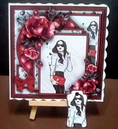 Black & Red Bumper Kit #1  NO DECOUPAGE**  by Benita Jenkinson