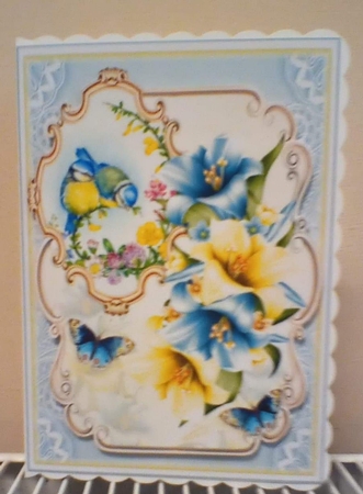Lilies And Birds Mini Page Kit  by Benita Jenkinson