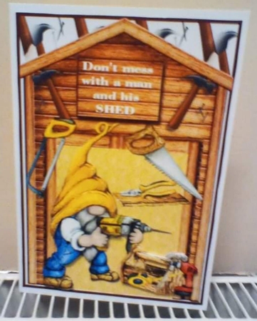 A Man and his shed A5 by Benita Jenkinson