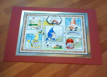 Sporty Gnomes 03 Male Mini Page Kit by Benita Jenkinson