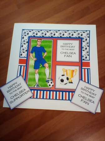 8x8 Chelsea Decoupage Mini Kit - x5 A4 sheets  by Benita Jenkinson