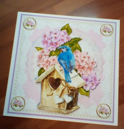 Hydrangea bird house by Benita Jenkinson