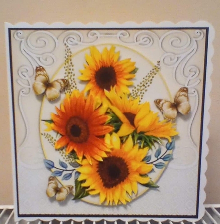 8x8 Mini Kit,  Beautiful Sunflower Promise by Benita Jenkinson