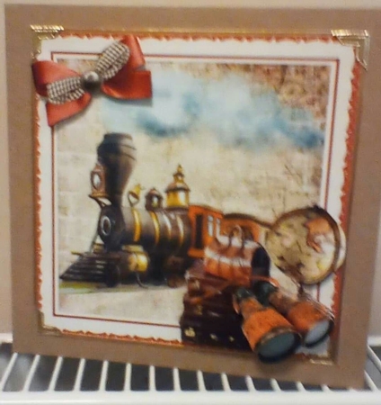 8x8 Vintage train ride 2 mini kit by Benita Jenkinson