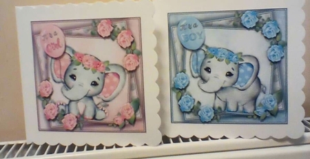 Cute Elephant Bumper Card #1   ONLY THE IMAGE** by Benita Jenkinson