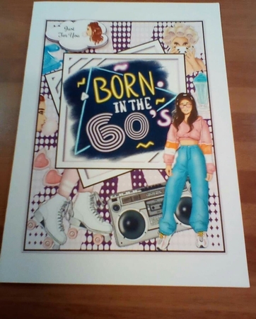 Born In The 60s Mini Page Kit by Benita Jenkinson