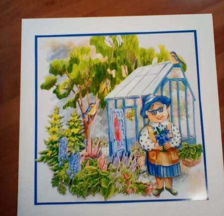 The lady loves her garden by Benita Jenkinson