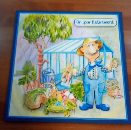 Hes on the allotment by Benita Jenkinson