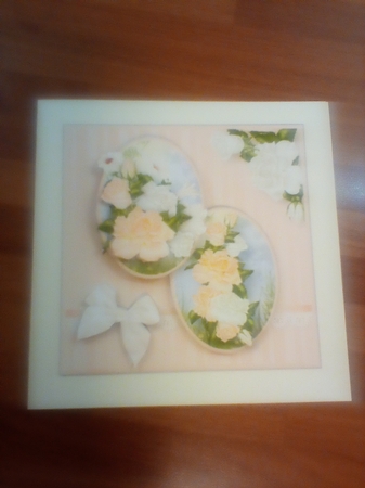 Peaches and Cream Roses - Decoupage Card Mini Kit by Benita Jenkinson