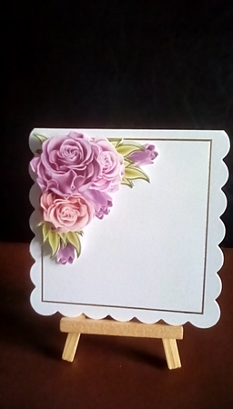 Step by Step Mixed Roses Corner Vignette 2 by Benita Jenkinson