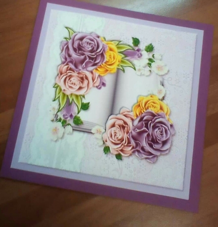 Mixed roses 8x8 by Benita Jenkinson