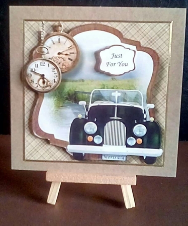 The Vintage Morgan In Green by Benita Jenkinson