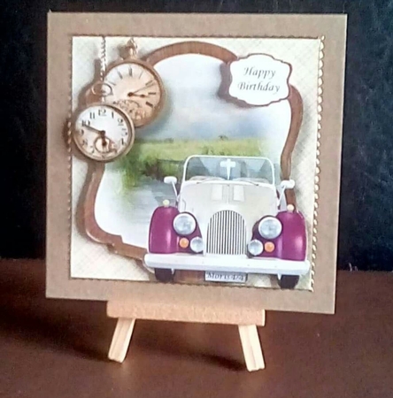 The Vintage Morgan In Cream by Benita Jenkinson