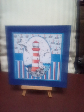 Lighthouse 8x8 Insert Panel by Benita Jenkinson