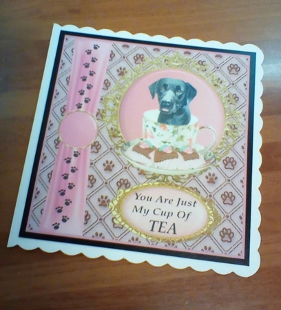 Just my cup of tea card front 1 by Benita Jenkinson