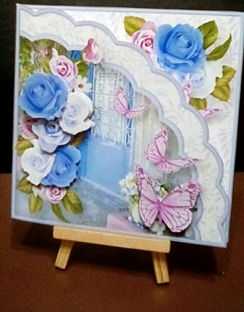 Summer Cottage - Shell Front Card Mini Kit by Benita Jenkinson
