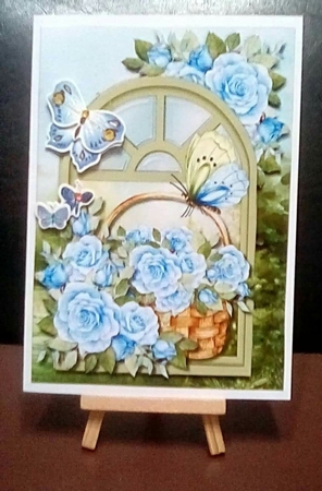 Lovely Roses Window by Benita Jenkinson