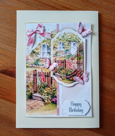 Rose Cottage 7x5 Mini Kit by Benita Jenkinson