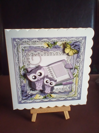 Cute Birthday  Owls Mini Kit by Benita Jenkinson