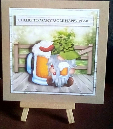 Birthday Cheers Male Card Mini Kit by Benita Jenkinson