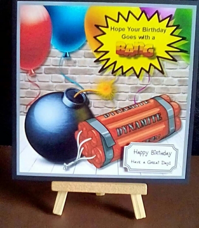 Hope Your Birthday Goes With A Bang by Benita Jenkinson