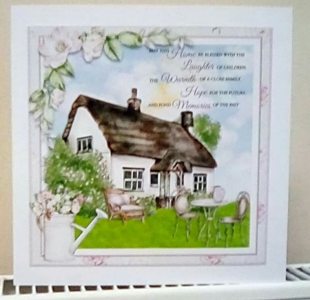 COUNTRY COTTAGE - new house, birthday, Mothers Day by Benita Jenkinson