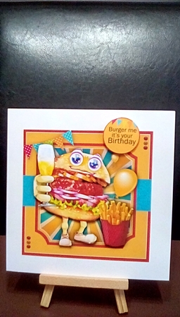 Burger me, Its your Birthday by Benita Jenkinson