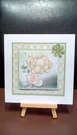 Baby With Balloons Green (Multi-Use) Mini Kit by Benita Jenkinson