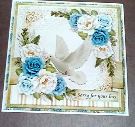 Vintage Sympathy Roses Mini Kit by Benita Jenkinson