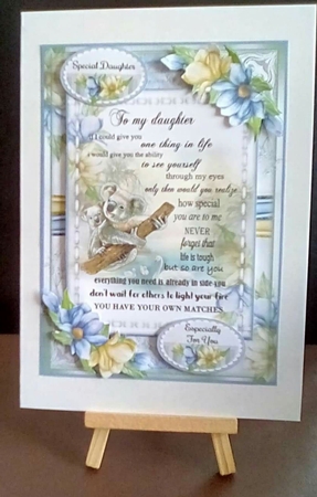 To My Daughter 04 Mini Page Kit by Benita Jenkinson