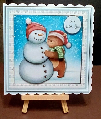 BUILD A SNOWMAN 6X6 by Benita Jenkinson