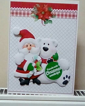 Friends make Christmas wonderful 8x8 & A5 mini kit by Benita Jenkinson