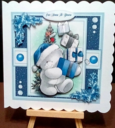 8x8 mini Kit, Teds Christma Parcels by Benita Jenkinson