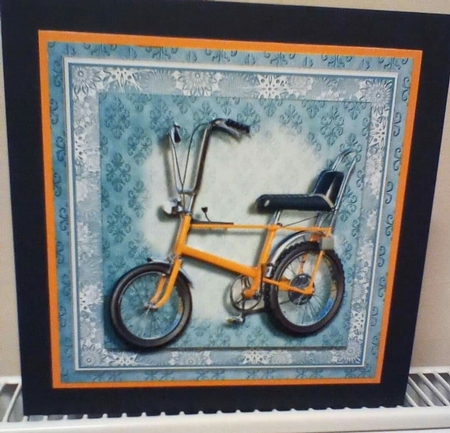 Retro Chopper Bike by Benita Jenkinson