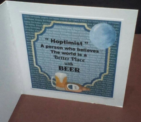Birthday beer insert 2 by Benita Jenkinson