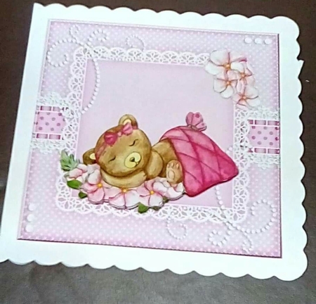  Sleeping teddie Mini Kit by Benita Jenkinson