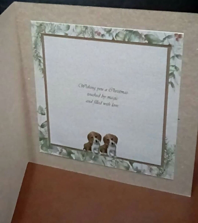Christmas Hearth & Puppies In Watercolour Mini Kit by Benita Jenkinson