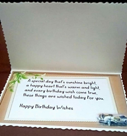 Lovely A5 Vintage Car with insert (two) by Benita Jenkinson
