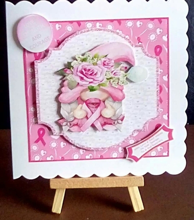 Breast Cancer Awareness Gnome - Mini Kit by Benita Jenkinson
