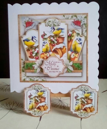 Christmas Holiday Birds Kit-6 by Benita Jenkinson