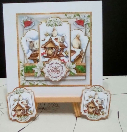 Christmas Holiday Birds Kit-8 by Benita Jenkinson